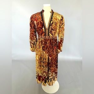 Bhanuni by Jyoti x Anthropologie Contrast Maxi Dress